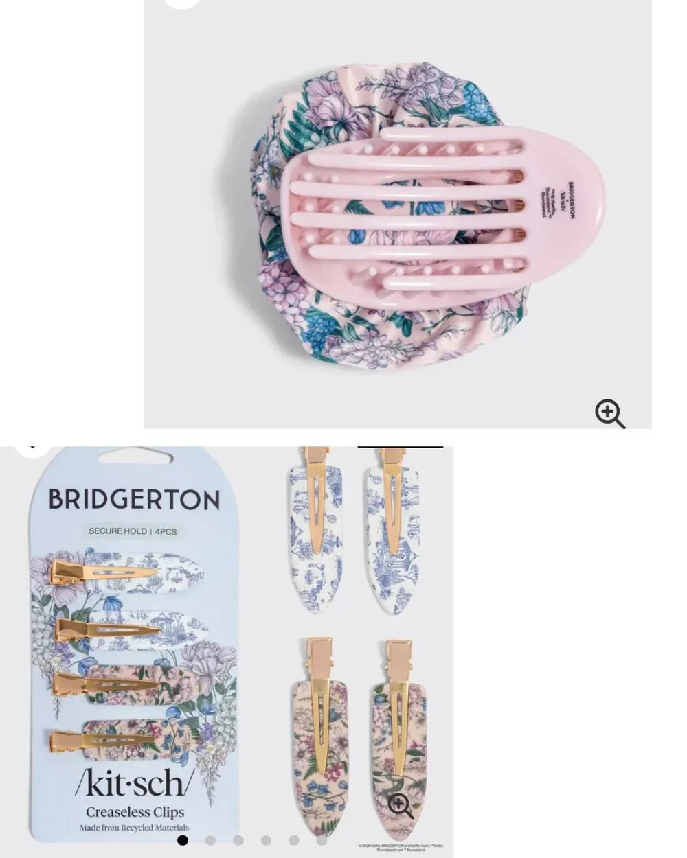 Kitsch x Bridgerton Hair Clip Set NWT